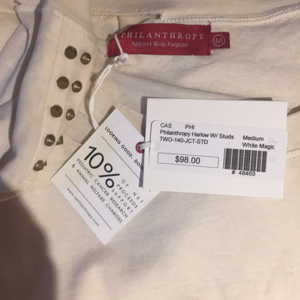 NWT Philanthropy Harlow Tee - Picture 4 of 7